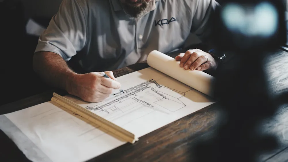 Architectural planning and home blueprints